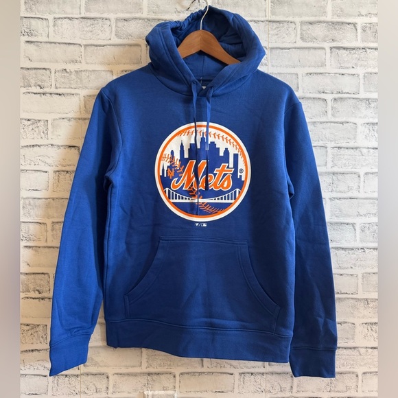 Fanatics Other - NWT! Men’s Fanatics New York Mets blue hoodie sweatshirt Size Small $100